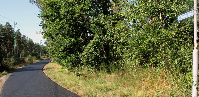 Ny asfalt på populär cykelväg