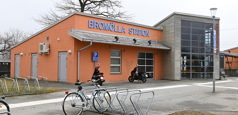 Renovering av stationsområdet i Bromölla