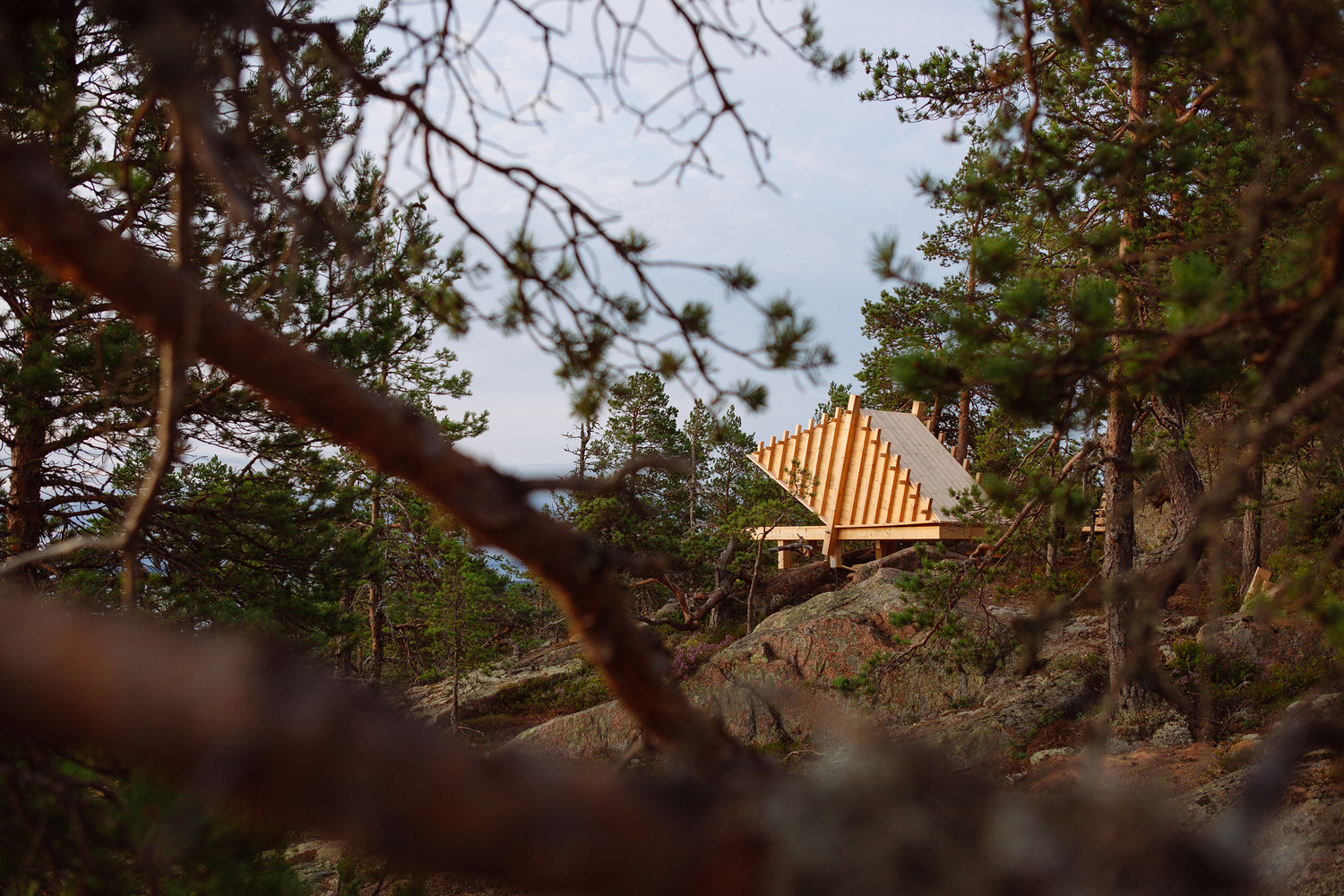 Arkitektritade vindskydd tar plats i nordöstra Skåne