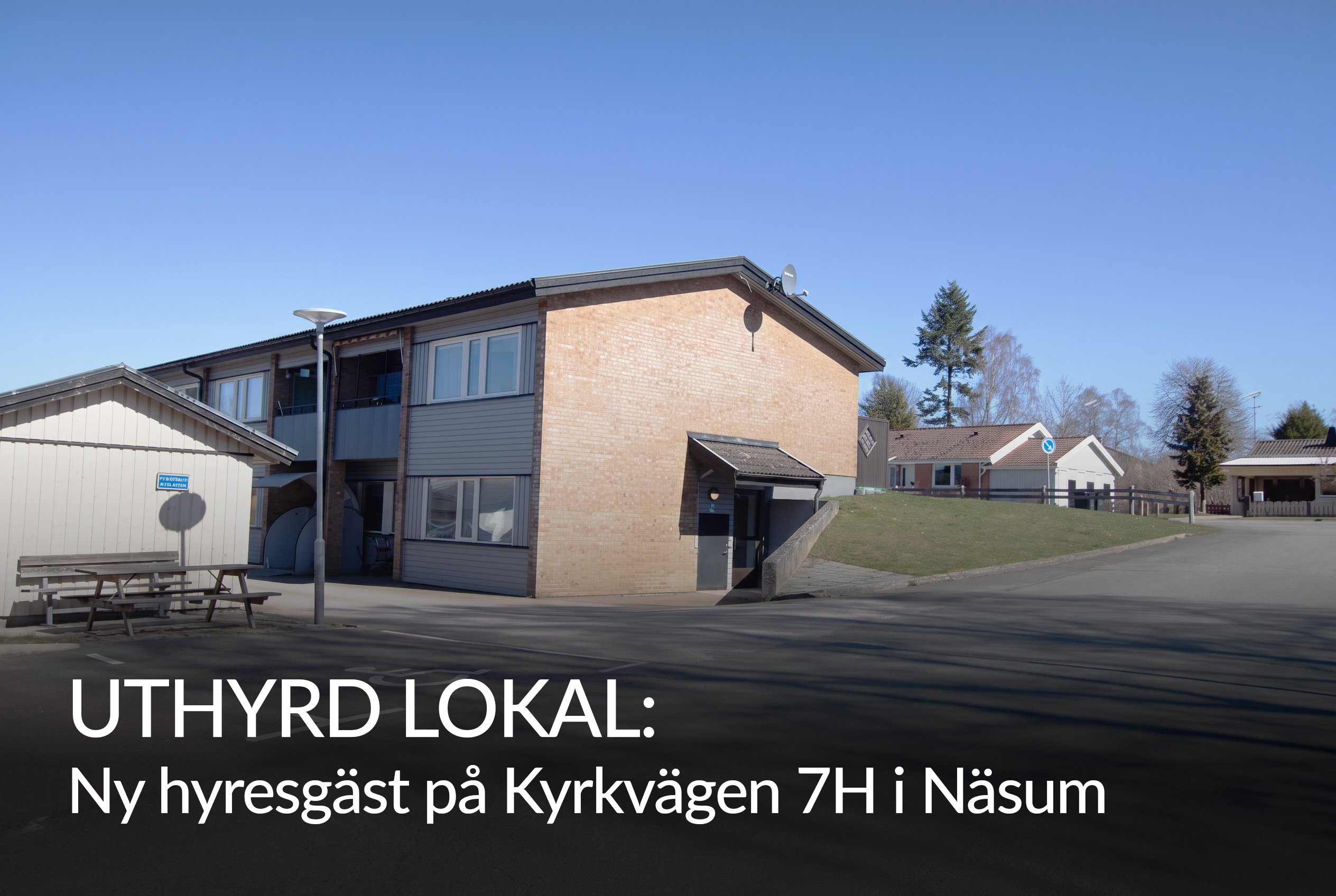 Ny hyresgäst på Kyrkvägen 7H i Näsum