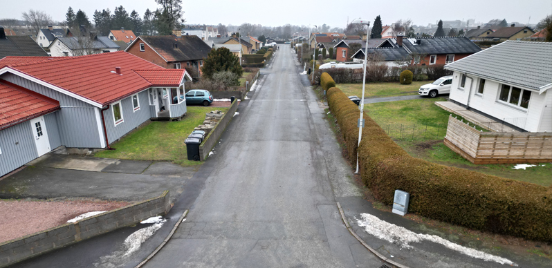 Schaktarbete Åbygatan och Barumsvägen framskjutet