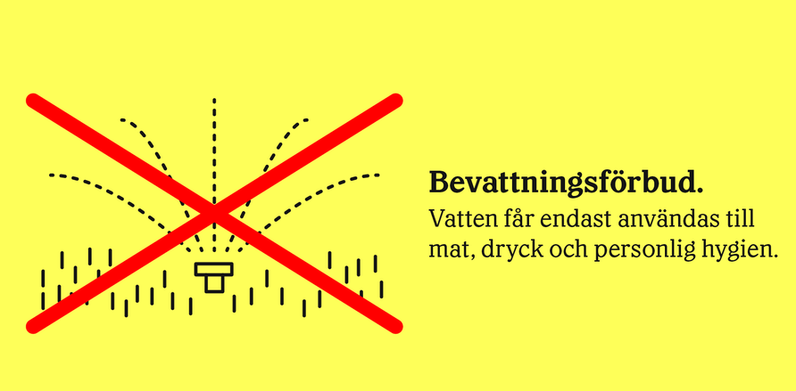 Bevattningsförbud i Valje, Edenryd och Krogstorp