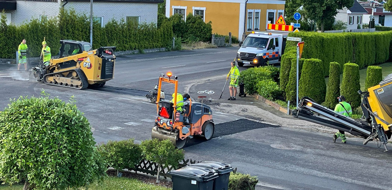 Återställnings- och underhållsarbeten på gång