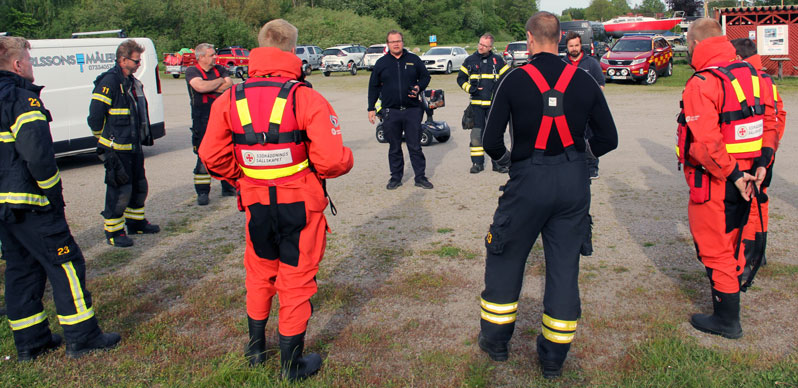 Viktiga räddningsövningar i Ivösjön