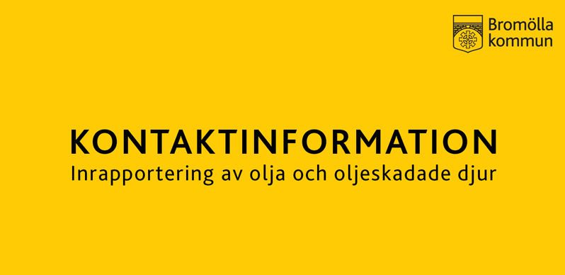 Inrapportering av olja och oljeutsläpp