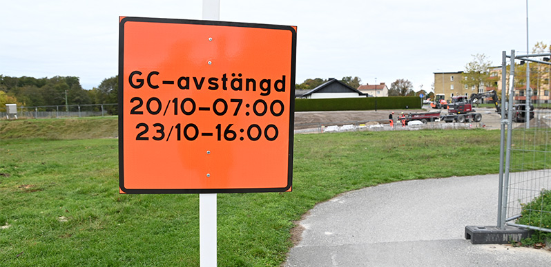 Järnvägstunneln avstängd vecka 43