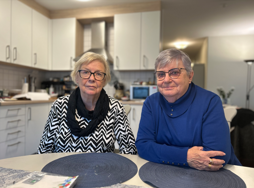 Liselotte Brunnberg och Gunnel Molin